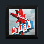 Boîte À Souvenirs Panneau du Motel Stardust<br><div class="desc">Signe Motel Stardust Artiste : Naomi McCavitt</div>