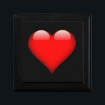 Boîte À Souvenirs Red Heart Mariage d'amour tendance<br><div class="desc">Vous pouvez facilement changer les polices et les couleurs. Vous pouvez également ajouter votre logo et l'image arrière - plan comme vous le souhaitez.</div>