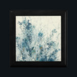 Boîte À Souvenirs Ressort bleu<br><div class="desc">Blue Spring I par Tim OToole. Présente des fleurs bleues dans un design abstrait.</div>