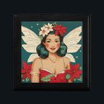 Boîte À Souvenirs Starlet Retro les années 50 Tropical Christmas Pin<br><div class="desc">Une collection de beautés de Noël tropicales</div>