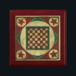 Boîte À Souvenirs Tableau de contrôle antique par Ethan Harper<br><div class="desc">Un damier qui sert aussi d'art ? Double le plaisir ! Cette table d'antiquités a été créée par Ethan Harper. Accrochez-le sur votre mur,  ou appelez un ami et commencez une partie de dames !</div>