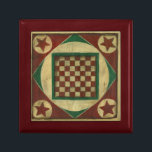Boîte À Souvenirs Tableau de contrôle antique par Ethan Harper<br><div class="desc">Un damier qui sert aussi d'art ? Double le plaisir ! Cette table d'antiquités a été créée par Ethan Harper. Accrochez-le sur votre mur,  ou appelez un ami et commencez une partie de dames !</div>
