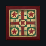 Boîte À Souvenirs Tableau de jeu Antique Parcheesi par Ethan Harper<br><div class="desc">Un tableau à l'aspect antique basé sur un jeu de société Parcheesi. Cette peinture d'Ethan Harper est étonnamment vivante. Vous pouvez presque imaginer l'utiliser pour jouer à un vrai jeu de Parcheesi avec vos amis. Achète ta copie aujourd'hui !</div>