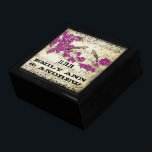 Boîte À Souvenirs Turquoise Vintage Luv Bird Purple Cherry Blossom B<br><div class="desc">Mariage Black Lacquer Keepsaké concepteur personnalisé Bijoux personnalisées Boîte ou Boîte à mémoire Elégant unique Mariage Anniversaire Cadeaux de Noël ou Valentines Cadeaux de Jour</div>