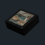 Boîte À Souvenirs Ulysse et les sirènes par John William Waterhouse<br><div class="desc">Ulysses et les Sirens (1891) de JW Waterhouse est une peinture mythologique victorienne vintage préraphaélite d'art. Dans la mythologie grecque, les Sirènes (Seirenes) étaient des Naiads, ou nymphes de mer, qui vivaient sur une île appelée Sirenum scopuli qui était entourée de rochers et de falaises. Les marins qui approchaient étaient...</div>