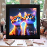 Boîte À Souvenirs Un couple de chats mignons sous le ciel étoilé -<br><div class="desc">Pour tous les amoureux de les chats et bien sûr les enfants ! Les chatons mignons sont créés numériquement d'intelligence artificielle. Ils rêvent avec vous ! S'adapte dans chaque chambre d'enfant,  dans chaque maison d'amoureux de les chats,  fait un grand cadeau,  et beaucoup plus!</div>