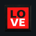 Boîte À Souvenirs Unique Arrière - plan rouge amour romance<br><div class="desc">Vous pouvez facilement changer les polices et les couleurs. Vous pouvez également ajouter votre logo et l'image arrière - plan comme vous le souhaitez.</div>