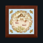 Boîte À Souvenirs Véritable Amour Christian Angel<br><div class="desc">Boîte cadeau True Love Angel par ArtMuvz Illustration. Correspondance des cadeaux et vêtements d'anges personnalisables. Pour personnaliser cliquez sur "personnaliser ce modèle" puis modifiez les champs fournis pour votre cadeau personnalisé. Vous pouvez ajouter votre nom ou ajouter du texte à la place. Customisez cette boîte cadeau d'ange pour la rendre...</div>