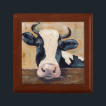 Boîte À Souvenirs Vie agricole - Gunther the Cow<br><div class="desc">Farm Life-Gunther par Jade Reynolds. Comprend un gros plan d'une vache banyard.</div>