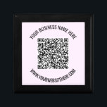 Boîte À Souvenirs Votre code QR et votre boîte de réception de texte<br><div class="desc">Couleurs et polices personnalisées - Votre code QR et votre texte personnalisé Professionnel Nom professionnel Site Web Promotionnel Entreprise Cadeau / Cadeau - Ajouter votre code QR - Image ou logo / Nom - Entreprise / Site Web ou E-mail ou Téléphone - Coordonnées / Adresse ou Supprimer - Redimensionner et...</div>