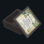 Boîte À Souvenirs Votre Mariage Bridesmaid Merci Cadeau<br><div class="desc">Bridesmaid Wood Keepsaké concepteur personnalisé Boîte à bijoux personnalisée ou boîte à mémoire élégante</div>