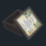 Boîte À Souvenirs Votre Mariage Bridesmaid Merci Cadeau<br><div class="desc">Bridesmaid Wood Keepsaké concepteur personnalisé Boîte à bijoux personnalisée ou boîte à mémoire élégante</div>