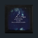 Boîte À Souvenirs Voyageurs et étoiles - boîte en bois de souvenir<br><div class="desc">" Imagine regardant dans le ciel nocturne et voyant million de guides lumineux a rempli de promesse. "A inspiré par l'histoire le petit prince de De Saint-Exupery.</div>