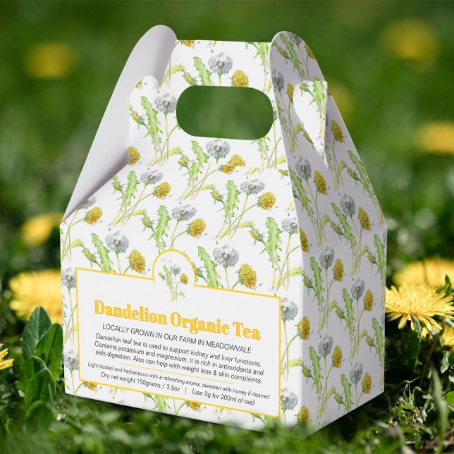 Boite à thé de l'agriculteur de Dandelion herbes (Créateur téléchargé)