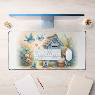 Boîte aux lettres Bleue de Lettres d'Amour Cottage