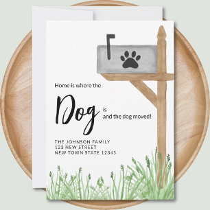 Boîte aux lettres Nous avons déplacé le Faire-part