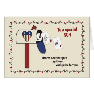 Boîte aux lettres patriotique Son, soutien militai