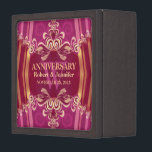 Boîte Cadeau Monogram Boîte Mariage Bridesmaid Boî<br><div class="desc">Boîte cadeau de conservation personnalisable magnétique couvercle en dentelle rose et or. Personnalisez le monogramme avec l'initiale et le nom - ou changez-le en n'importe quel texte et mise en page que vous voulez. Fait un merveilleux cadeau - remplissez la boîte de bijoux, potpourri, pièces de monnaie, cristaux plus. Convient...</div>