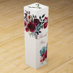 Boite Cadeau Pour Bouteille De Vin Boho Chic Bourgogne et Mariage de automne d'automn<br><div class="desc">La boite à vin Mariage Boho tendance favorise la personnalisation de vos spécificités événementielles.</div>