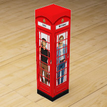 Boîte Téléphonique Rouge de Londres Personnalisée