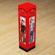 Boîte Téléphonique Rouge de Londres Personnalisée