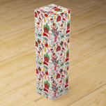 Boite Cadeau Pour Bouteille De Vin Christmas GOATS Bonbons et cloches de Jingle GetYe<br><div class="desc">Beaucoup de chèvres de Noël portant des casquettes et des foulards et même un chapeau de Père Noël, des cloches de jingle, des sucres de canne, des bonbons de Noël, des arbres de Noël et une grange rouge se sont mélangés pour une boîte à vin de fête de chèvre pour...</div>