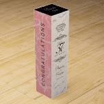 Boite Cadeau Pour Bouteille De Vin Élégant 37e anniversaire du Mariage Alabaster<br><div class="desc">Ajoutez une touche spéciale aux célébrations du 37e anniversaire du mariage avec cette boîte à vin commémorative! Elégant serif noir et sans serif lettrage sur un arrière - plan crémeux, blanc fin et doré rose marbré d'or ajoutent une touche mémorable pour cette occasion spéciale et un jalon extraordinaire. Customisez avec...</div>