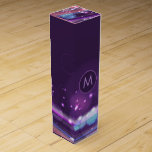Boite Cadeau Pour Bouteille De Vin Elégante Parties scintillant colorée et éclaboussu<br><div class="desc">Une parties scintillant colorée et des lignes dynamiques éclatent le motif de texture. Disponible sur d'autres produits.</div>