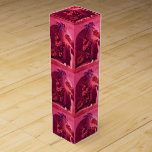 Boite Cadeau Pour Bouteille De Vin FRUITS DE SAISON - PROSPÉRITÉ Rose Fuchsia<br><div class="desc">Raisins cintrés, vignes avec ruban bleu, libellules et papillon Design de dégustation de vin classique.Collection de vie morte élégante créée avec réélaboration numérique à partir d'un art flamand fin, peinture à l'huile XVII. Century.Ce design classe est parfait pour les nutritionnistes, diététistes, traiteurs, service alimentaire, préparation ou restaurant, traiteur, industrie vinicole....</div>