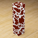 Boite Cadeau Pour Bouteille De Vin Poster de animal de texture de la peau de vache Br<br><div class="desc">Décor classique et tendance brun et blanc taches de vache texture design intérieur et cadeaux. Poster de animal taches de vache</div>