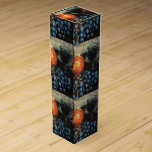 BOITE CADEAU POUR BOUTEILLE DE VIN VIGNOBLE VIGNOBLE VIGNOBLE VIGNOBLE VIN ROUGE<br><div class="desc">Design de dégustation de vin classique avec verre de vin, beaux raisins rouges, vignes, grenade..Partie de classique, élégant style vintage de la collection de vie morte " Fruits de saison ".Ce design classe est parfait pour les fêtes de mariage d'automne, fêtes d'anniversaire, Sweet 16 anniversaires, sauver la date, cartes de...</div>