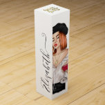 Boite Cadeau Pour Bouteille De Vin Vin Dégustation Fête des mariées Vin Box<br><div class="desc">Vin français Whimsical dégustation de vin de douche nuptiale boîte à vin.</div>