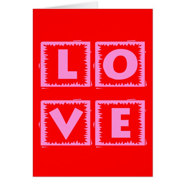 Boîte d'amour rose (Devant)