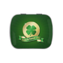 Shamrock de pièce de monnaie du jour de St Patrick