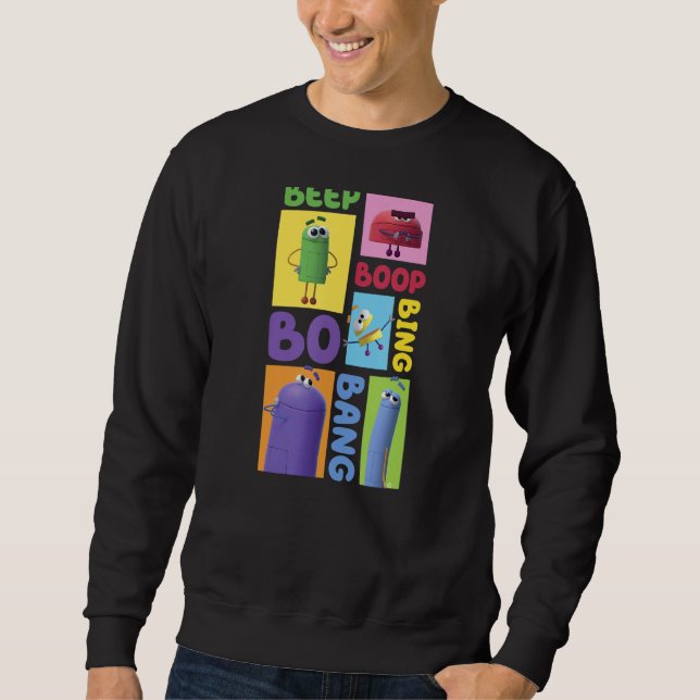 Boîte de caractères Storybots vers le haut (Devant)