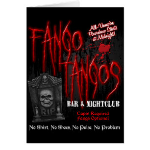 Boîte de nuit de vampire de tangos de Fango