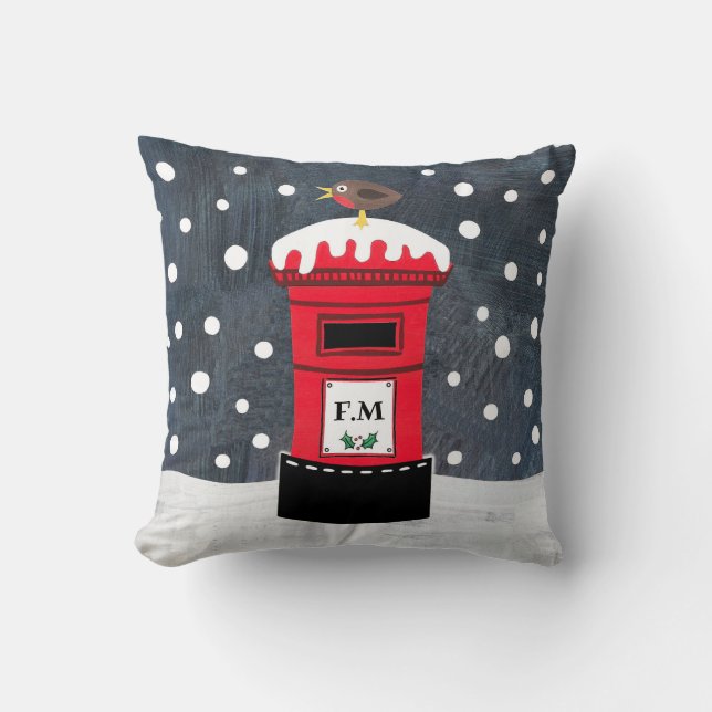Boîte postale personnalisée Coussin de coussin de  (Recto)
