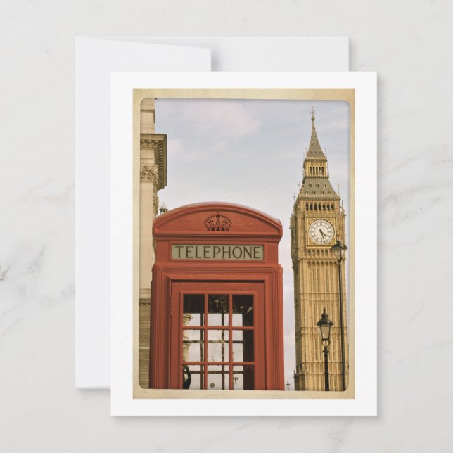 Boîte téléphonique et tour de Big Ben (Devant)