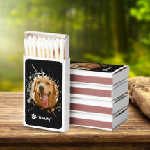 Boîtes d'allumettes personnalisées avec photo de v