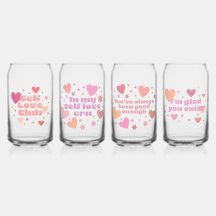 Boîtes en verre Self Love Set de 4