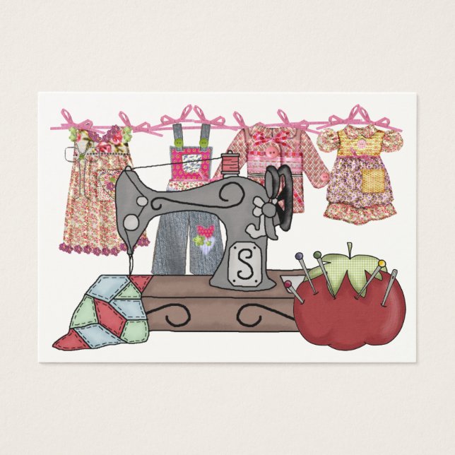 Boîtier cadeau à coudre / carte d'artisanat (Devant)