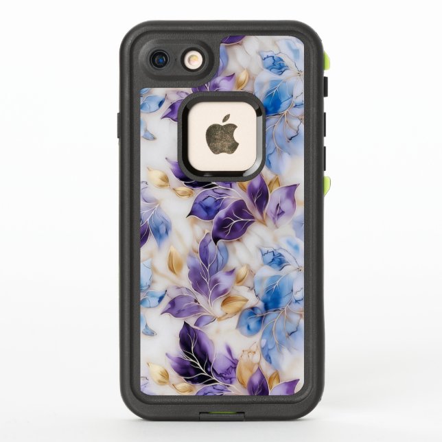 Boîtier iPhone 5/5s à motif floral – Protection él (Dos)