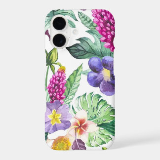 Boîtier iPhone X floral d'été