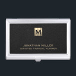 Boîtier Pour Cartes De Visite Boîtier de carte de visite en métal personnalisabl<br><div class="desc">Améliorez votre présentation professionnelle grâce à ce boîtier de cartes d'affaires en métal personnalisable, conçu pour les planificateurs financiers, les gestionnaires de patrimoine, les conseillers financiers et les professionnels. Conçu avec une construction entièrement métallique de haute qualité, ce coque respire la durabilité et le style. Le logo initial du monogramme...</div>