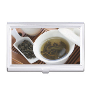 Boîtier Pour Cartes De Visite Cérémonie de thé de chinois traditionnel : thé