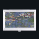 Boîtier Pour Cartes De Visite Claude Monet Impressionniste L'Eau Lillies Peintur<br><div class="desc">Peinture de paysage impressionniste par Claude Monet - Chefs-d'oeuvre classiques - Claude Monet Impressionniste série - Claude Monet Impressionniste Lillies d'eau peinture</div>