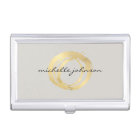 de luxe bronzées/beiges logo cercle doré