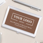 Boîtier Pour Cartes De Visite Logo d'entreprise personnalisé Marque Entreprise B<br><div class="desc">Créez votre porte-carte de visite professionnel personnalisé avec le logo de votre entreprise et le texte personnalisé. Les supports de carte de visite personnalisés sont des cadeaux d'entreprise pratiques pour les cadres et les employés, et ils ajoutent une touche professionnelle et une valeur promotionnelle à la présentation de vos cartes...</div>