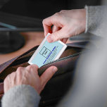 Boîtier Pour Cartes De Visite Marque d'affaires bleu clair sur le boîtier de car<br><div class="desc">Marque d'affaires bleu clair sur coque carte de visite personnalisable. Customisez-le en téléchargeant votre logo d'entreprise et en tapant le nom, l'adresse, le numéro de téléphone, le courriel et le site Web ou la page de médias sociaux de votre entreprise. Customisez-le pour annoncer votre entreprise ou pour promouvoir votre marque...</div>