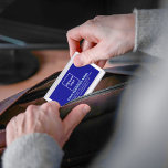 Boîtier Pour Cartes De Visite Marque d'affaires bleue sur le boîtier de carte d'<br><div class="desc">Marque d'affaires bleue sur coque carte de visite personnalisable. Customisez-le en téléchargeant votre logo d'entreprise et en tapant le nom, l'adresse, le numéro de téléphone, le courriel et le site Web ou la page de médias sociaux de votre entreprise. Customisez-le pour annoncer votre entreprise ou pour promouvoir votre marque auprès...</div>